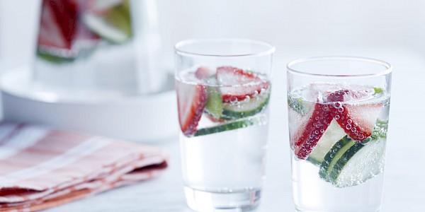 Strawberry-Cucumber-Basil- Water