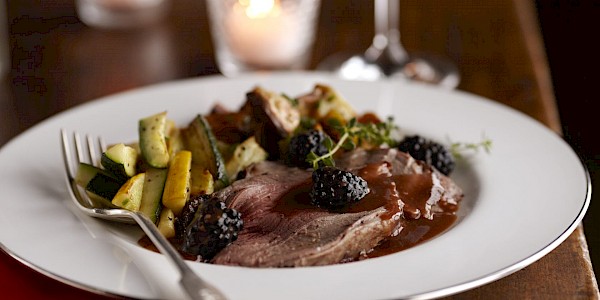 Herb & Blackberry Rubbed Roast Leg of Lamb