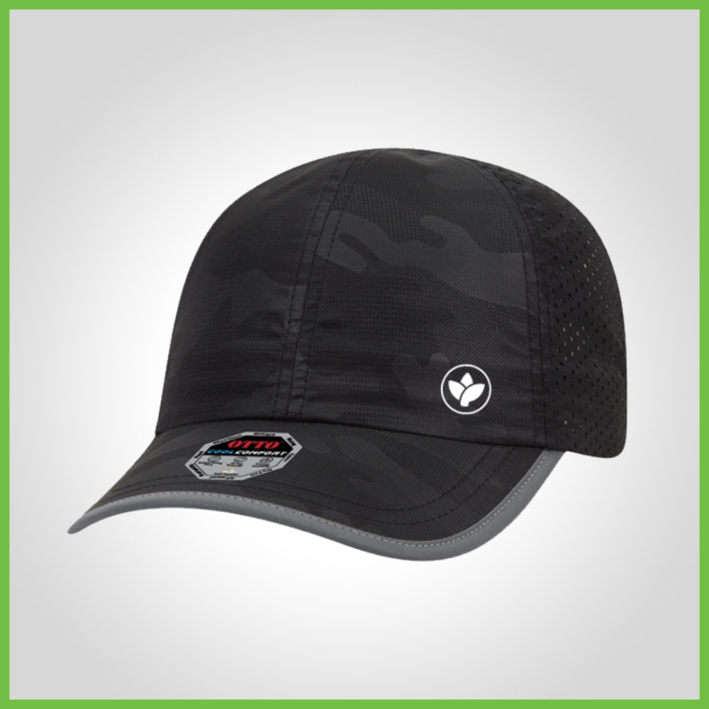 Black Camo Running Hat